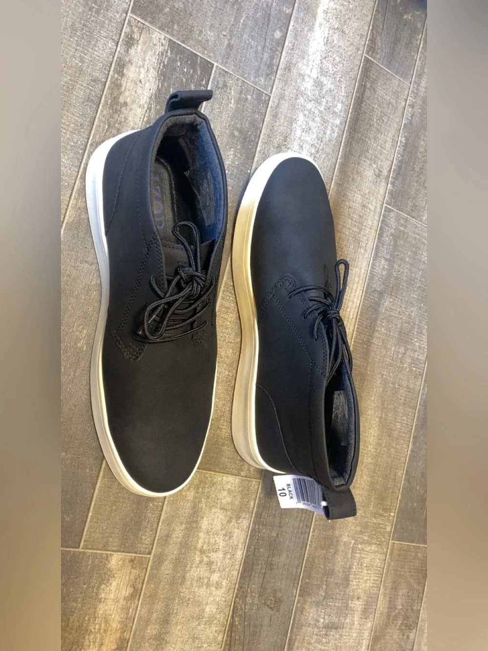 Izod Black Chukka Boots Size 10